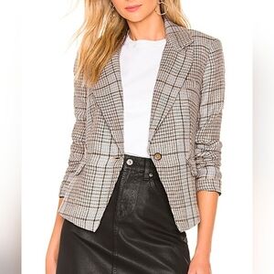Free People Plaid Blazer. Size Xsmall
